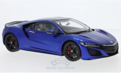 Diecast model cars Honda NSX Base (NC1) metallic blue RHD 2016 1/18 AUTOart