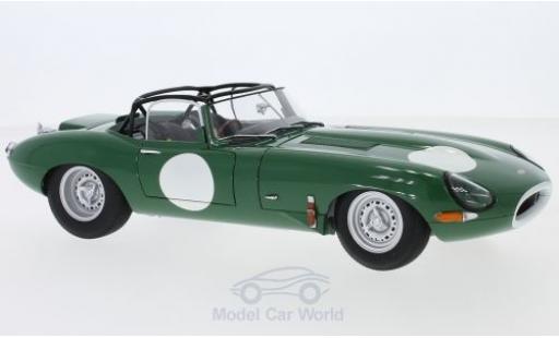 Diecast model cars Jaguar E-Type Lightweight green RHD with abnehmbarem roof 1/18 AUTOart