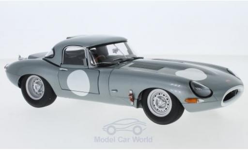 Diecast model cars Jaguar E-Type Lightweight grey RHD with abnehmbarem roof 1/18 AUTOart
