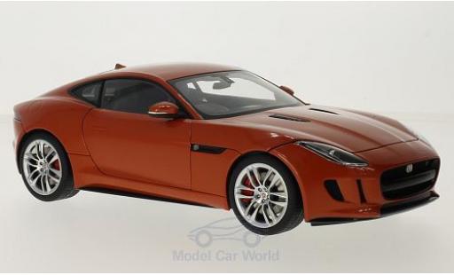 Diecast model cars Jaguar F-Type R Coupe metallic orange RHD 2015 1/18 AUTOart
