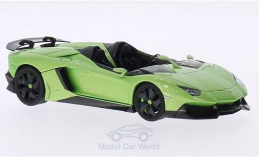 Diecast model cars Lamborghini Aventador Roadster J metallic green 2012 1/43 AUTOart