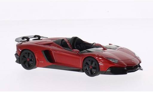 Diecast model cars Lamborghini Aventador J Roadster metallic red 2012 1/43 AUTOart