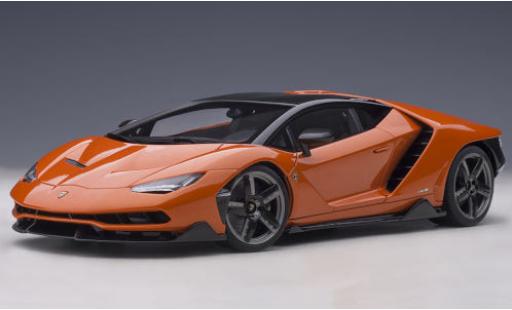 Diecast model cars Lamborghini Centenario Coupe metallic orange/carbon 2016 1/18 AUTOart