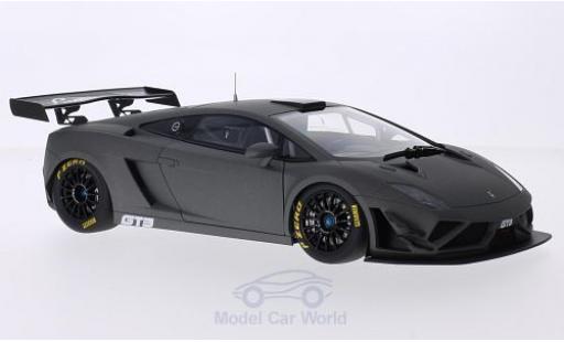Diecast model cars Lamborghini Gallardo GT3 FL2 matt-grey 2013 Plain Body Version 1/18 AUTOart