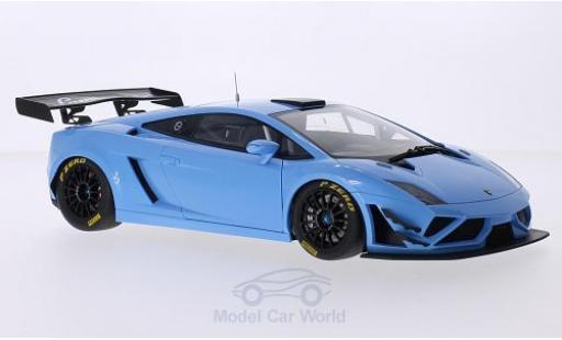 Diecast model cars Lamborghini Gallardo GT3 FL2 metallic blue 2013 Plain Body Version 1/18 AUTOart