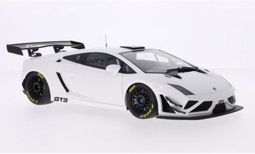 Diecast model cars Lamborghini Gallardo GT3 FL2 white 2013 sans Vitrine 1/18 AUTOart