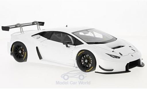 Diecast model cars Lamborghini Huracan GT3 white 2015 1/18 AUTOart