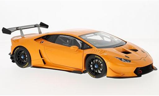 Diecast model cars Lamborghini Huracan Super Trofeo LP 620-2 metallic orange 2016 1/18 AUTOart