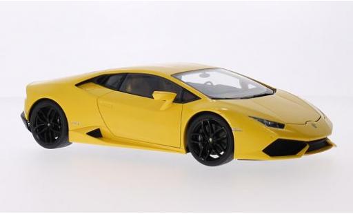 Diecast model cars Lamborghini Huracan LP 610-4 LP610-4 metallic yellow 2014 1/43 AUTOart