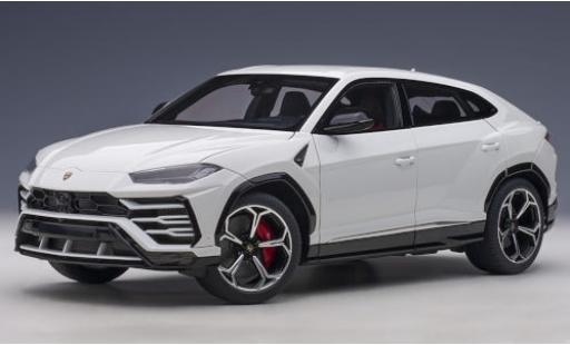 Diecast model cars Lamborghini Urus Base metallic white 2018 1/18 AUTOart