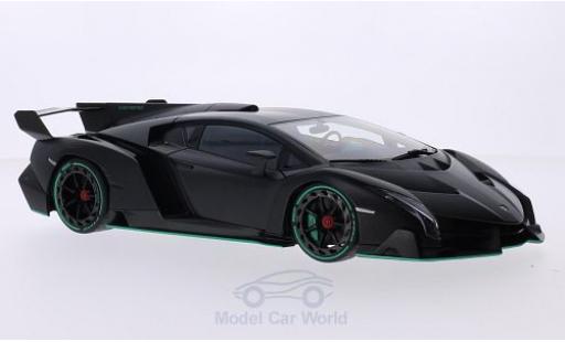 Diecast model cars Lamborghini Veneno Coupe matt-black 2013 1/18 AUTOart