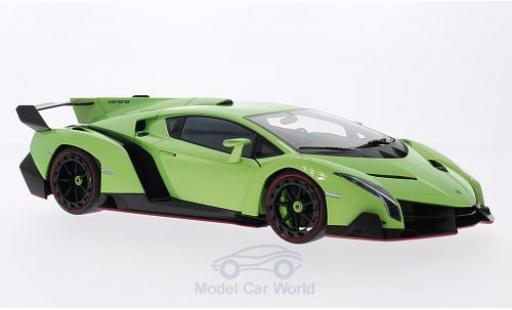 Diecast model cars Lamborghini Veneno Coupe metallic green 2013 1/18 AUTOart