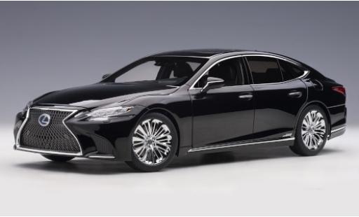 Diecast model cars Lexus LS 500h black 2018 1/18 AUTOart