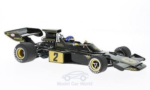 Diecast model cars Lotus 72 72E E No.2 John Player Special formula 1 1973 with Fahrerfigur R.Peterson 1/18 AUTOart