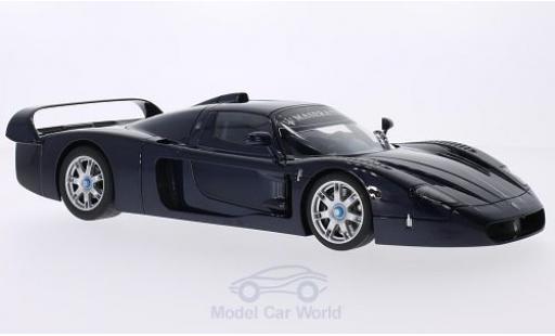 Diecast model cars Maserati MC12 Base metallic blue 2004 1/18 AUTOart
