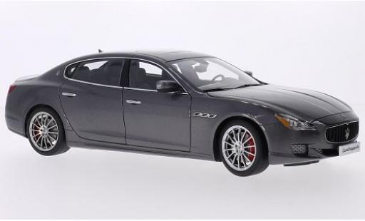Diecast model cars Maserati Quattroporte GTS metallic grey 2015 1/18 AUTOart