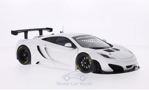 Diecast model cars McLaren MP4-12C GT3 12C white 2011 1/18 AUTOart