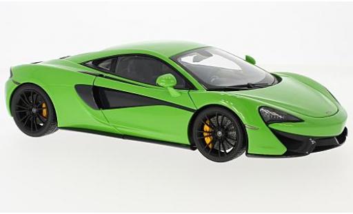 Diecast model cars McLaren 570 S green 2016 avec black jantes 1/18 AUTOart