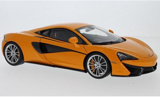 Diecast model cars McLaren 570 S orange 2016 avec greynen R&Atilde;&curren;dern 1/18 AUTOart