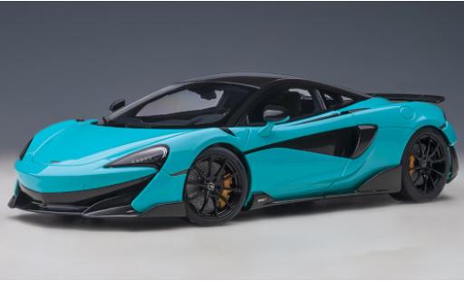 Diecast model cars McLaren 600 Base LT blue/black 2019 1/18 AUTOart