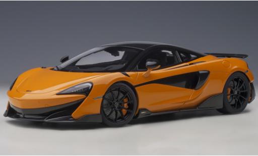 Diecast model cars McLaren 600 Base LT orange/black 2019 1/18 AUTOart