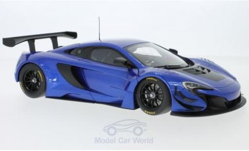 Diecast model cars McLaren 650 GT3 S GT3 blue/black 2014 1/18 AUTOart