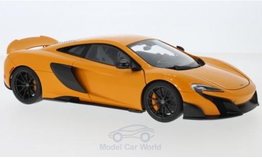 Diecast model cars McLaren 675 Base LT orange 2016 1/18 AUTOart