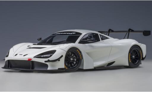 Diecast model cars McLaren 720 GT3 S white 2019 Plain Body Version 1/18 AUTOart