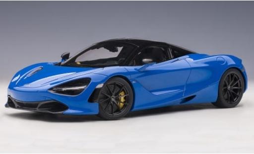 Diecast model cars McLaren 720 Base S metallic blue 2017 1/18 AUTOart