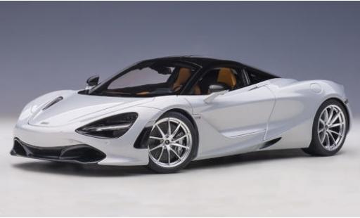 Diecast model cars McLaren 720 Base S metallic white 2017 1/18 AUTOart