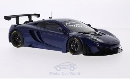 Diecast model cars McLaren MP4-12C GT3 metallic blue RHD 2011 1/18 AUTOart