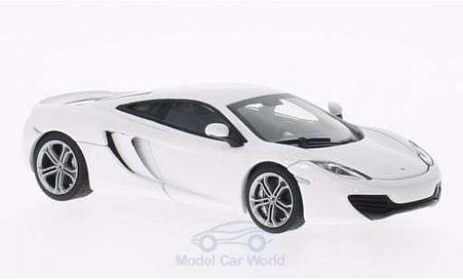 Diecast model cars McLaren MP4-12C Base white 2011 1/43 AUTOart