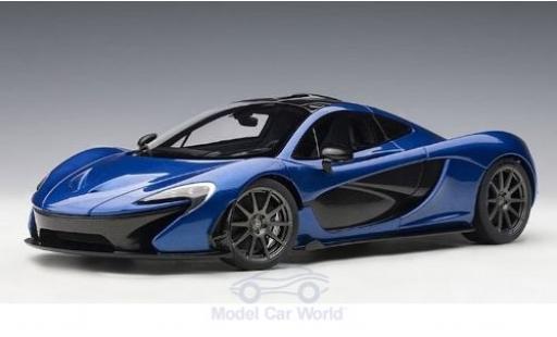 Diecast model cars McLaren P1 Base metallic blue 2013 1/18 AUTOart