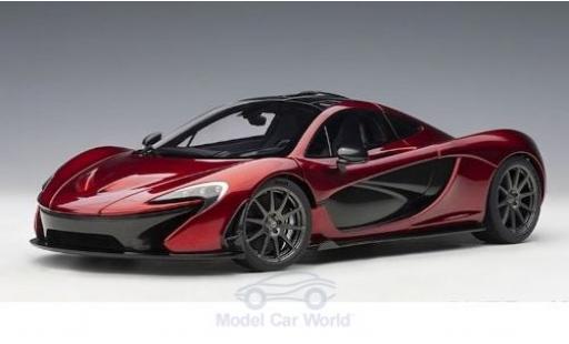 Diecast model cars McLaren P1 Base metallic red 2013 1/18 AUTOart