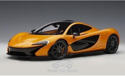 Diecast model cars McLaren P1 Base orange 2013 1/18 AUTOart