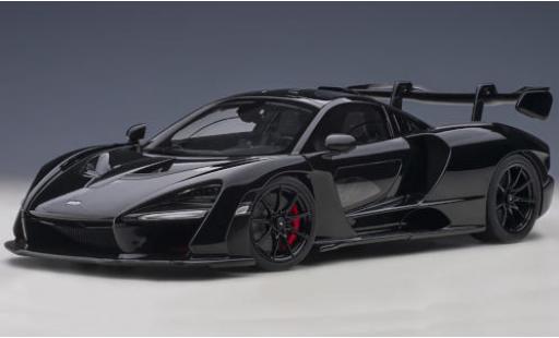 Diecast model cars McLaren Senna Base black/carbon 2018 1/18 AUTOart