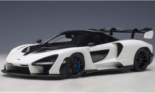 Diecast model cars McLaren Senna Base white/black 2018 1/18 AUTOart