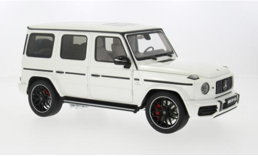 Diecast model cars Mercedes Classe G AMG G63 white 2019 1/18 AUTOart