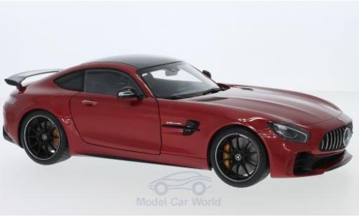 Diecast model cars Mercedes AMG GT GT R metallic red 2017 1/18 AUTOart