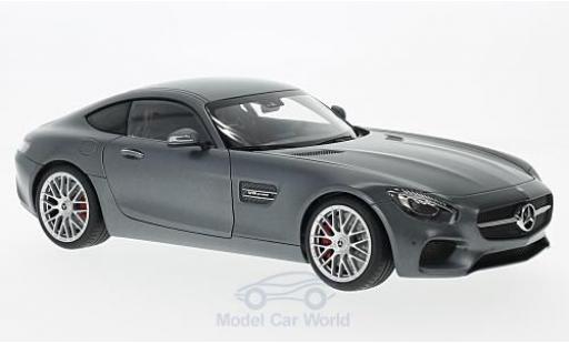Diecast model cars Mercedes AMG GT Base -S matt-grey 2015 1/18 AUTOart