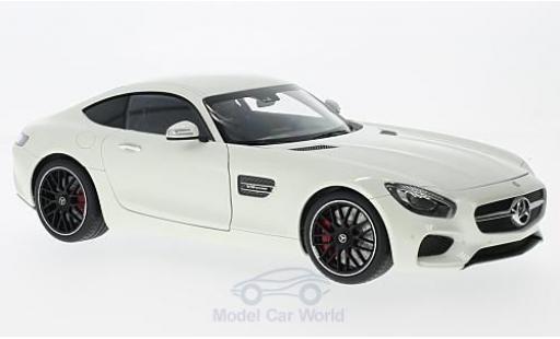 Diecast model cars Mercedes AMG GT Base -S white 2015 1/18 AUTOart