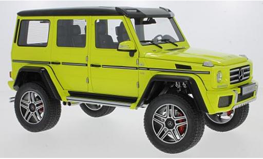 Diecast model cars Mercedes Classe G Base G500 4x4 yellow 2016 1/18 AUTOart