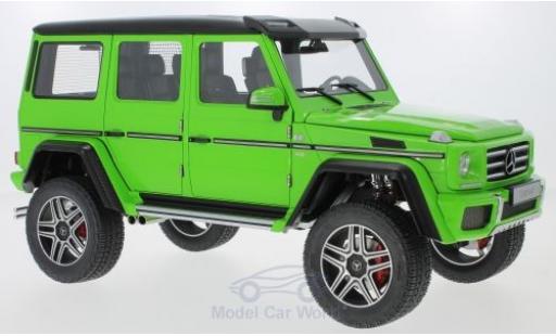 Diecast model cars Mercedes Classe G Base G500 4x4 green 2016 1/18 AUTOart