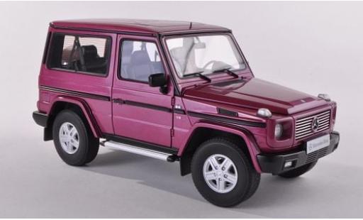 Diecast model cars Mercedes Classe G SWB G500 metallise red 1998 1/18 AUTOart