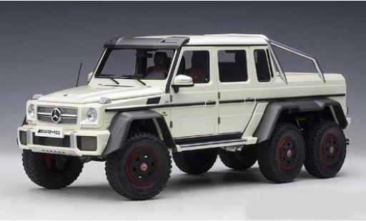Diecast model cars Mercedes 6 6x6 G63 AMG matt-white 2013 1/18 AUTOart