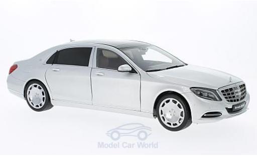 Diecast model cars Mercedes CLA Pullman Maybach Classe S (S600) (SWB) grey 2015 1/18 AUTOart
