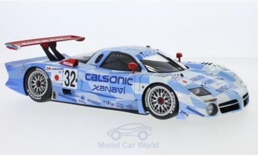 Diecast model cars Nissan R390 Le Mans GT1 No.32 Calsonic Xanavi 24h 1998 K.Hoshino/A.Suzuki/M.Kageyama 1/18 AUTOart