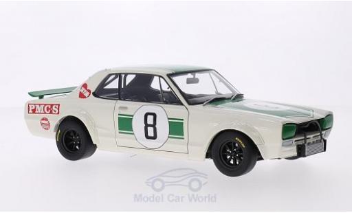 Diecast model cars Nissan Skyline 2000 GT-R (KPGC10) RHD No.8 GP Japan 1971 M.Hasemi 1/18 AUTOart
