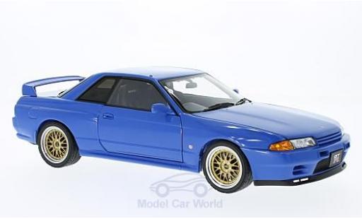 Diecast model cars Nissan Skyline R32 GT-R () V-Spec II blue RHD Tuned Version 1/18 AUTOart