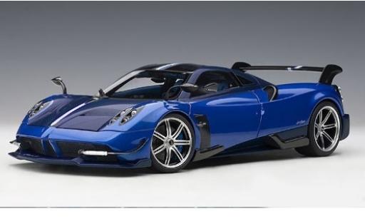 Diecast model cars Pagani Huayra BC blue/carbon 2016 1/18 AUTOart